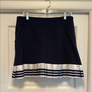 Addison Bay Sport Light 17in Birdie Golf Skort Navy